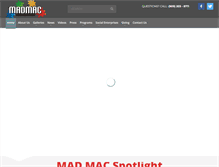 Tablet Screenshot of madmacfoundation.org